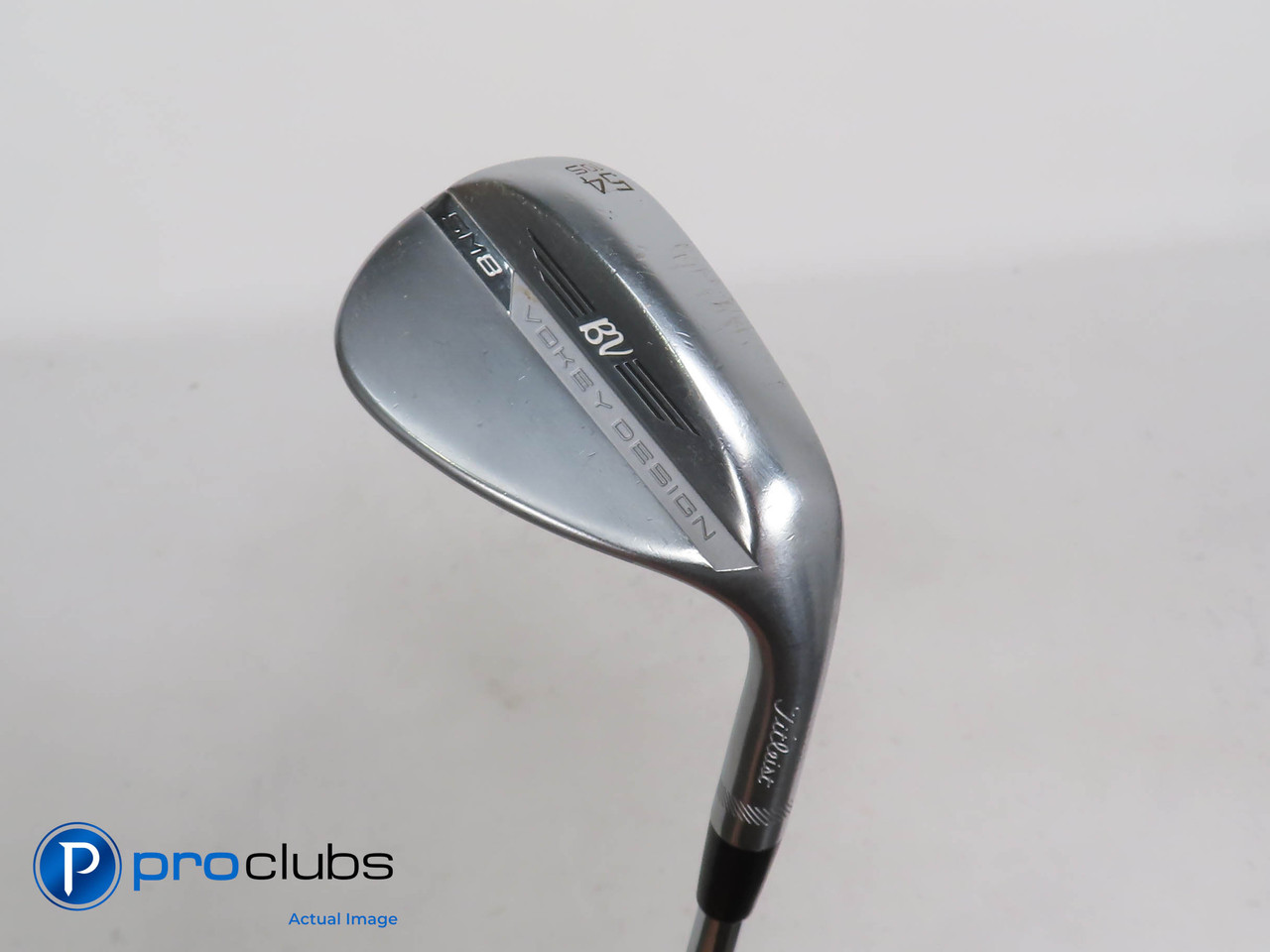 Titleist Vokey SM8 Tour Chrome 54*(10*) Wedge S-Grind - KBS Wedge